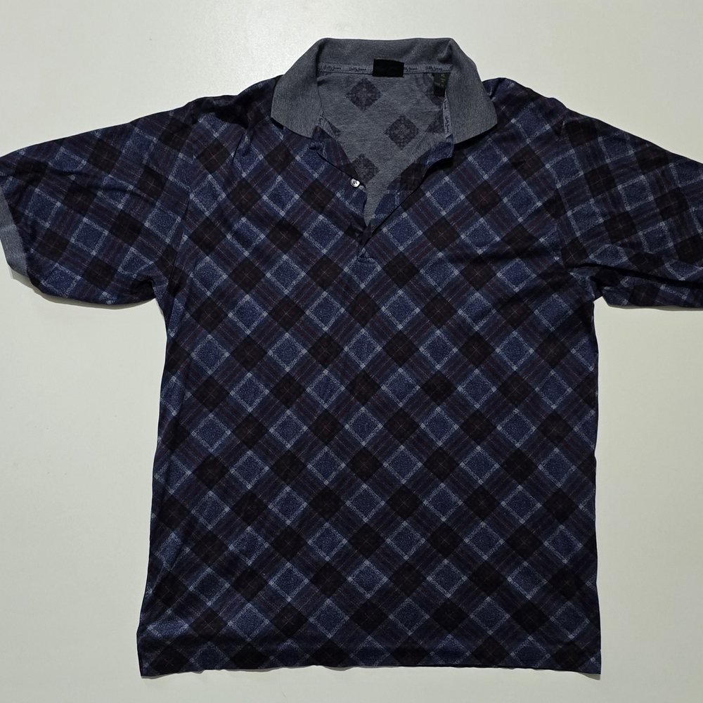 Bobby Jones Plaid Polo, XL